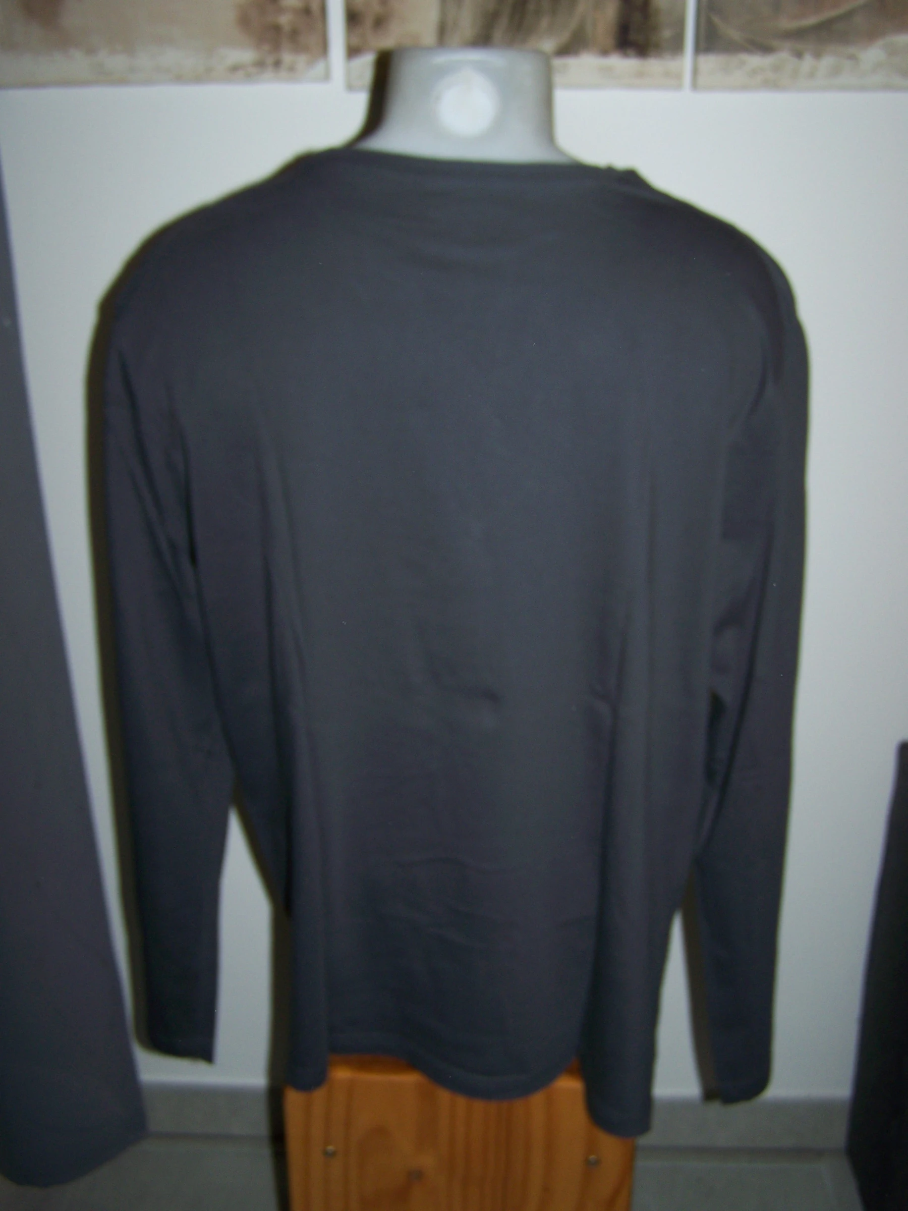 T-shirt manches longues gris anthracite - In Extenso - 2XL - NEUF – photo 2
